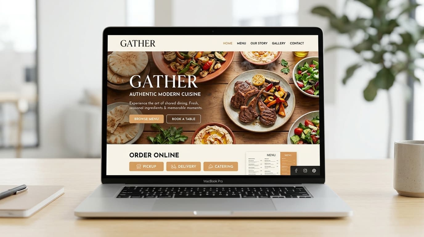 Local Restaurant — Full Web Launch — project screenshot