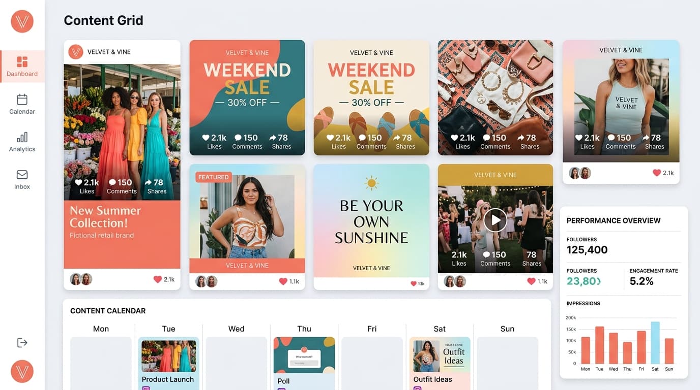 Retail Brand — Social Growth Campaign — project screenshot